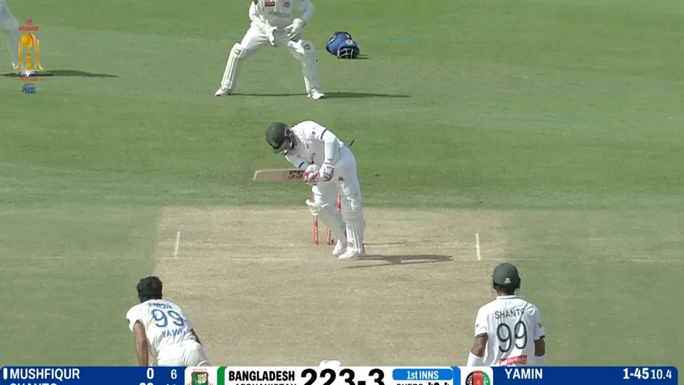Watch- Mushfiqur Rahim Creates Unwanted Feat As Yamin Ahmadzai Produces A Peach